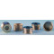 PK100 18MM SCREW CAP,WITH PTFE/SILICONE&