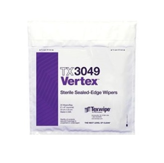 Sterile VERTEX High Sorption Dry Wiper(23x 23 cm)  Sealed edge 100 wipers/bag