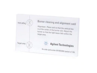 [AA] Burner cleaning and alignment card, 100/pk