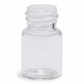 Screw Cap Vial, clear, 6ml  100/PK